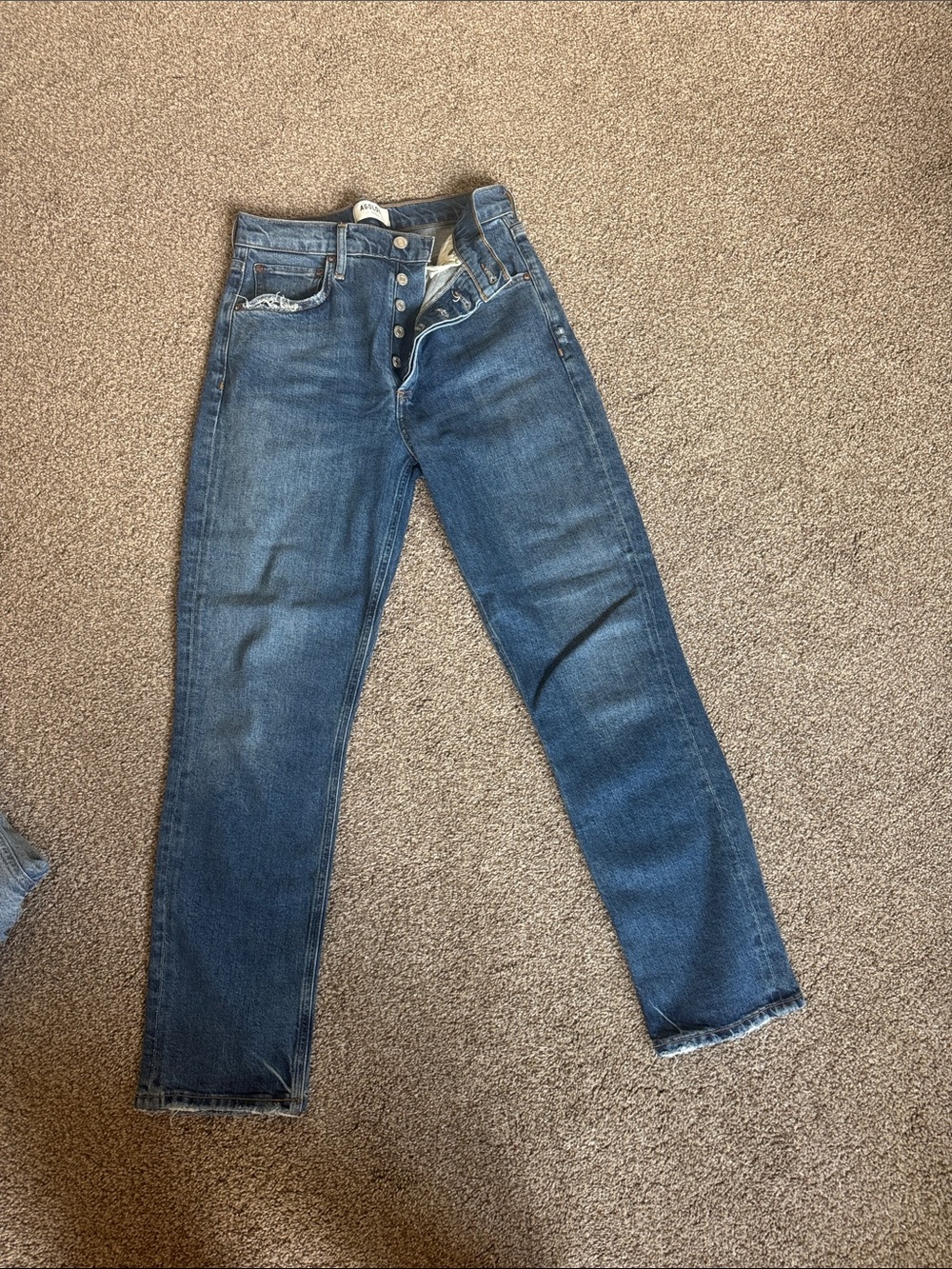 Agolde Riley Long Jeans - Picture 2 of 3